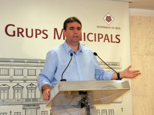 El portavoz del Grupo Municipal de Ciudadanos en el Ayuntamiento de Reus, Juan Carlos Sánchez.