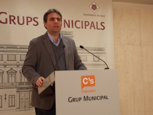 El portaveu de Ciutadans a l'Ajuntament de Reus, Juan Carlos Sánchez.