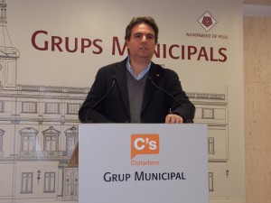 El Portaveu de C's a l'Ajuntament de Reus, Juan Carlos Sánchez.